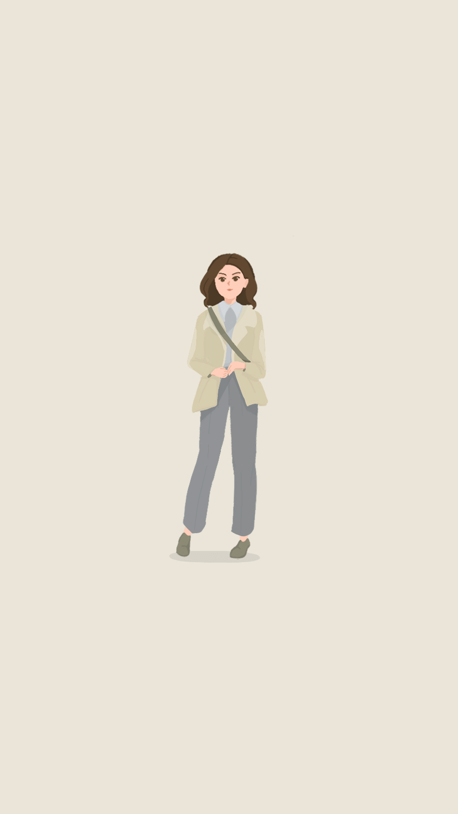 Fashion Hand Painted Women's Outfit Display Instagram Highlight