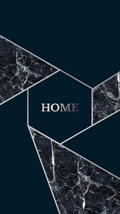 Luxury Triangle Marble Pattern Text Home Instagram Highlight