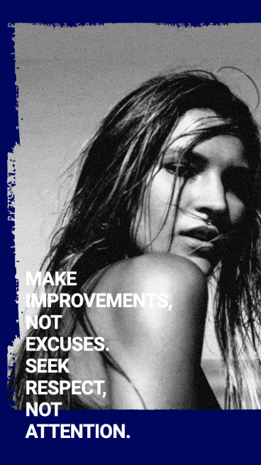 Positive Text Quotes Woman Show Instagram Story预览效果