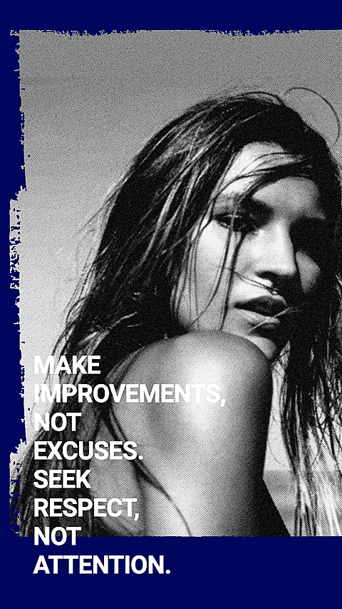 Positive Text Quotes Woman Show Instagram Story