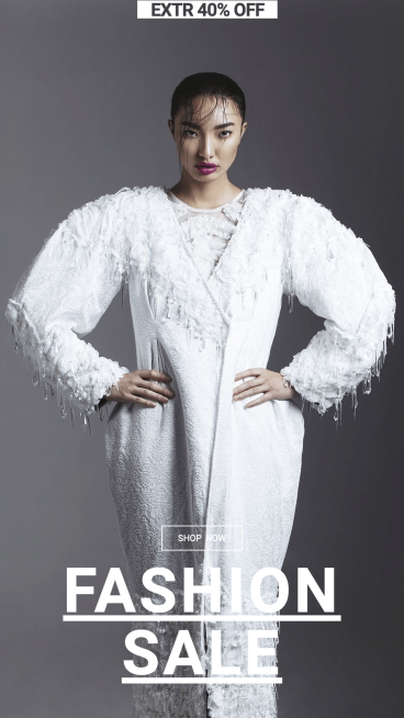 Simple Fashion Women's Dress New Arrival Discount Instagram Story预览效果