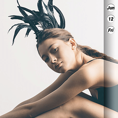 Simple Fashion Woman Personal Calendar Record Instagram Post