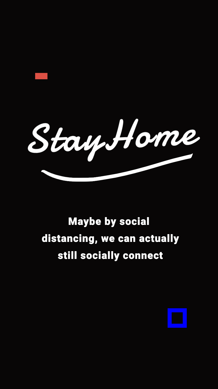 Fashion COVID-19 Stay Home Quotes Instagram Story预览效果