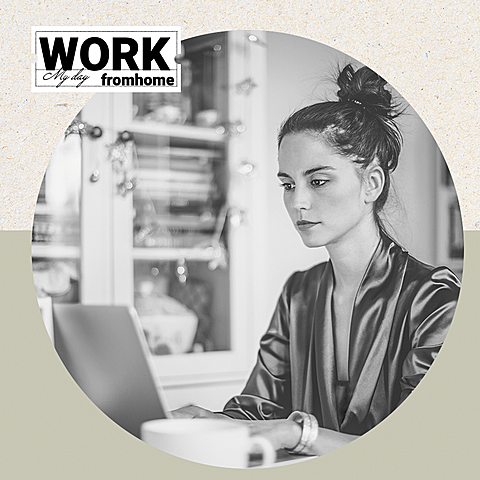 Simple Literary COVID-19 Work From Home Display Instagram Post