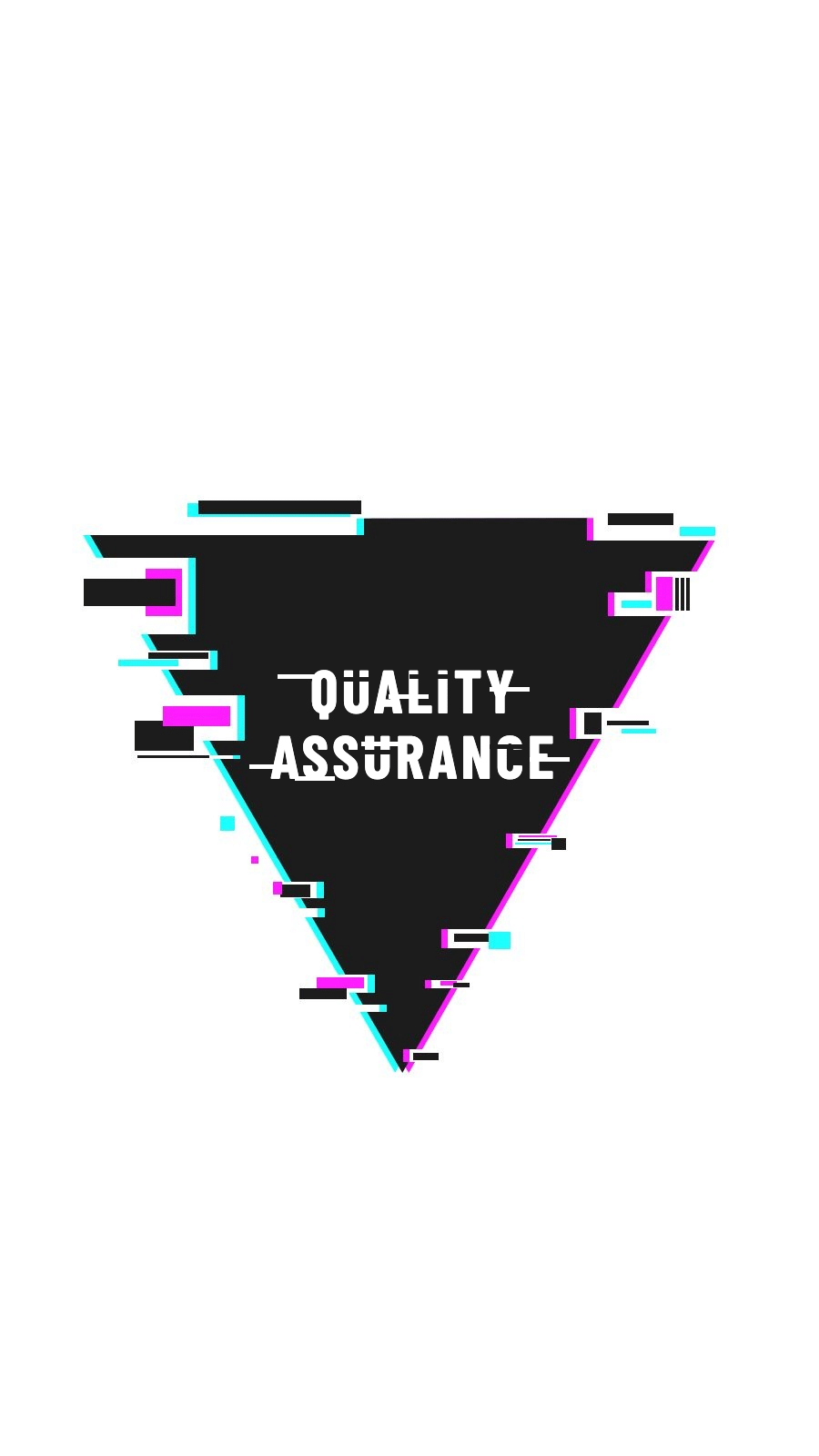Fashion Neon Triangle Frame Text Quality Assurance Instagram Highlight