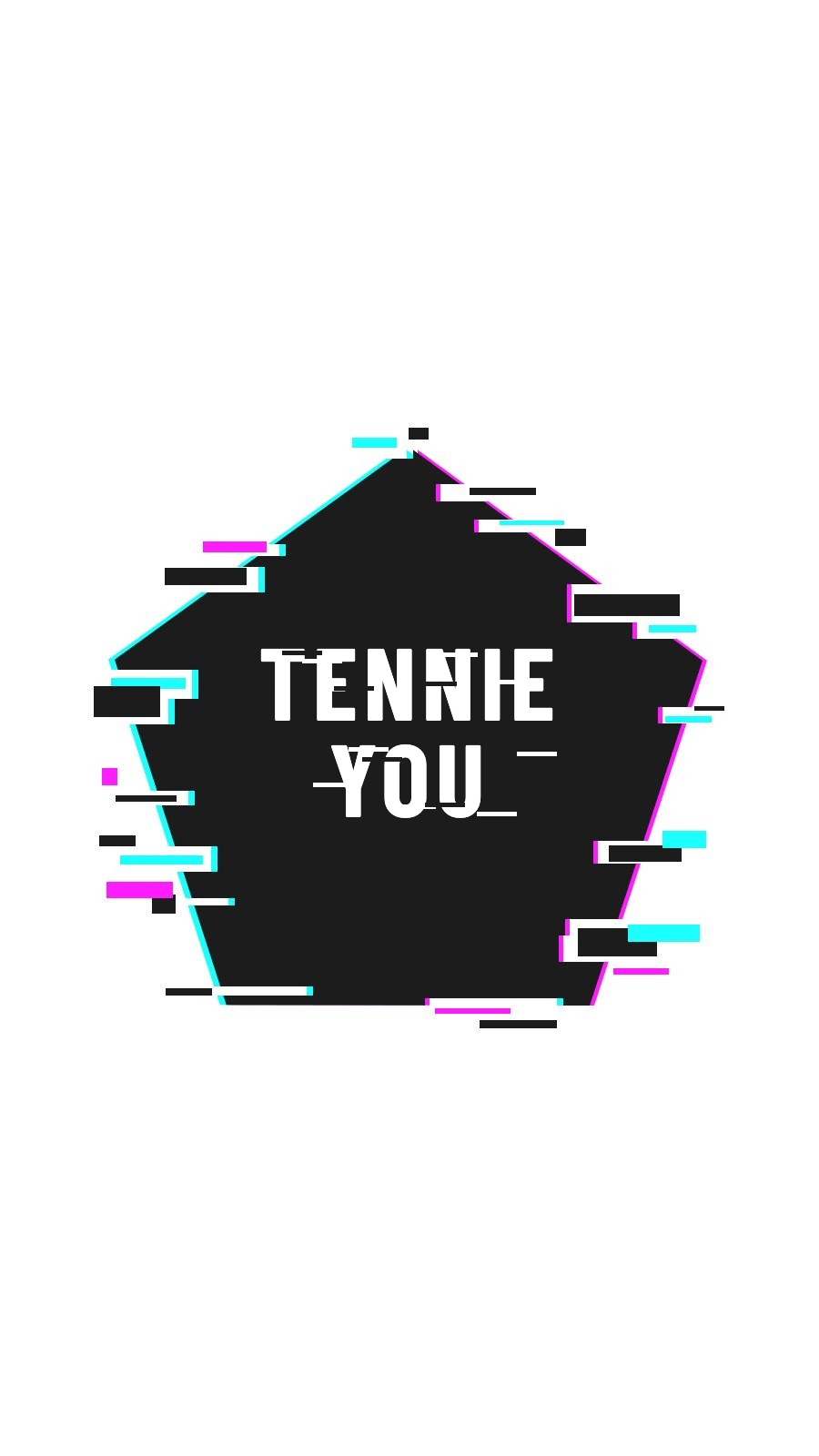 Neon Effect Geometry Frame Text Tennie You Instagram Highlight