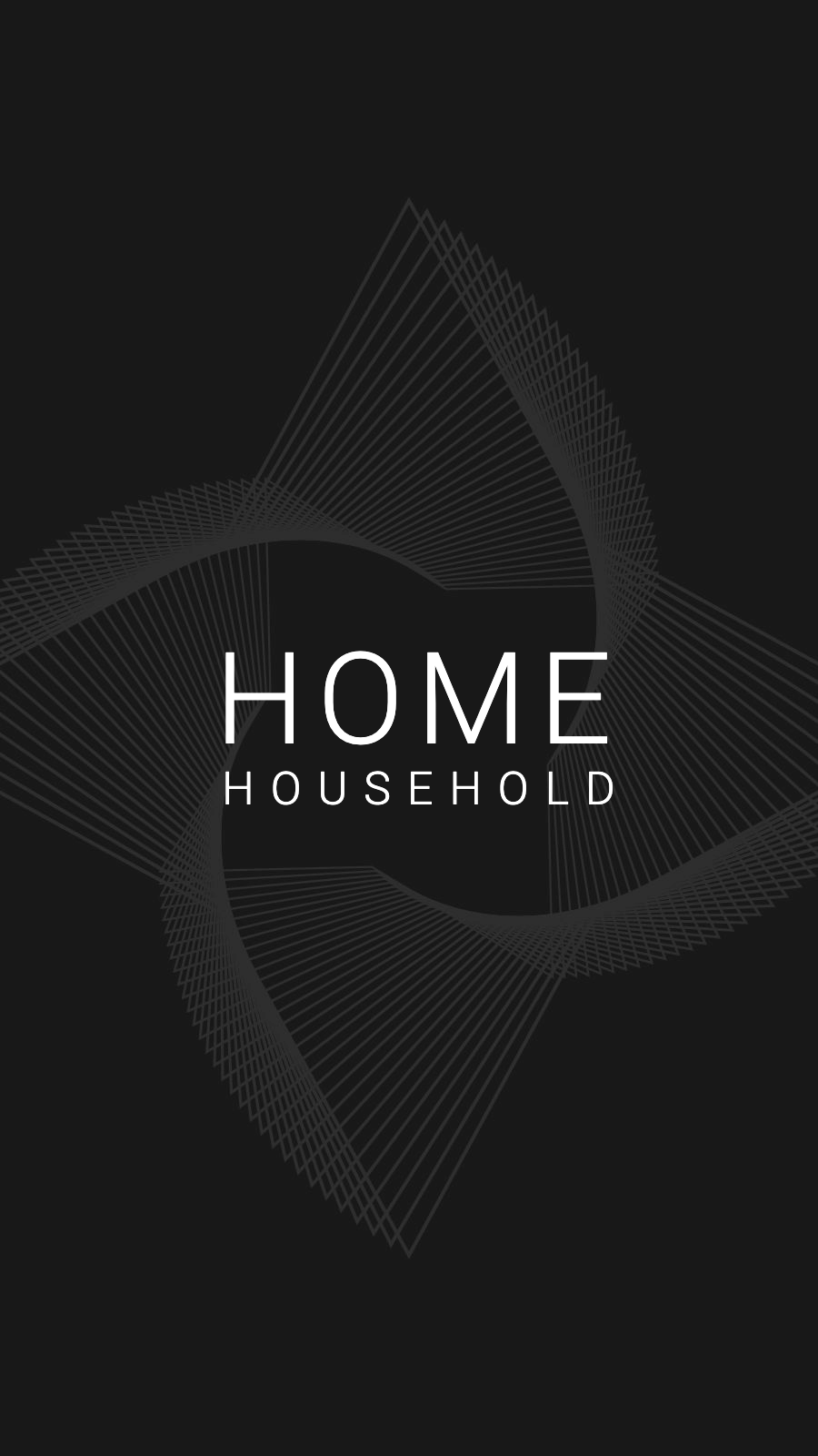 Black Background HOME Text Fashion Simple Style Instagram Highlight
