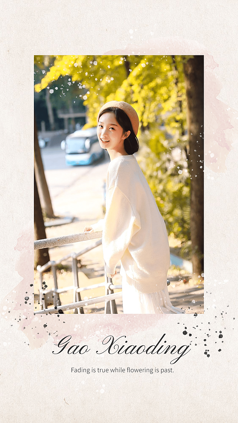 少女系甜美可爱风形象展示