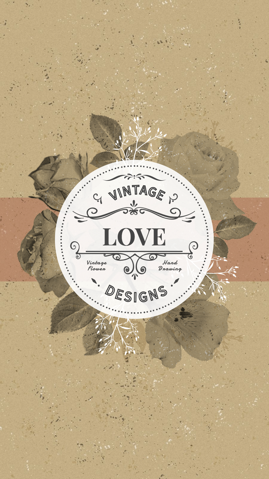 Wooden Background Flower Frame Text Fashion Simple Style Instagram Highlight