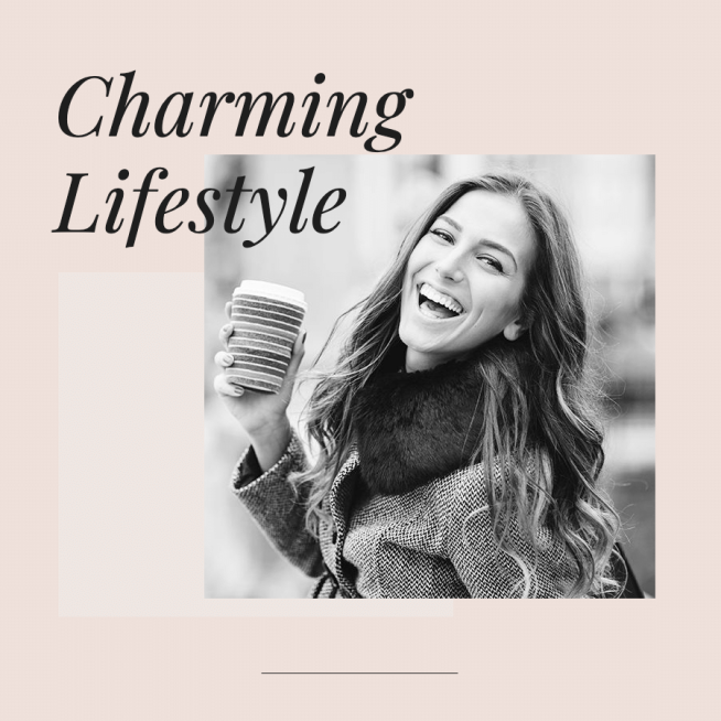 Female Personal Photo Enjoy Life Charming Lifestyle Fashion Simple Style Poster Instagram Post预览效果