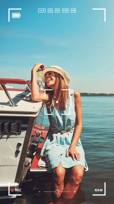 相机边框简约形象展示预览效果