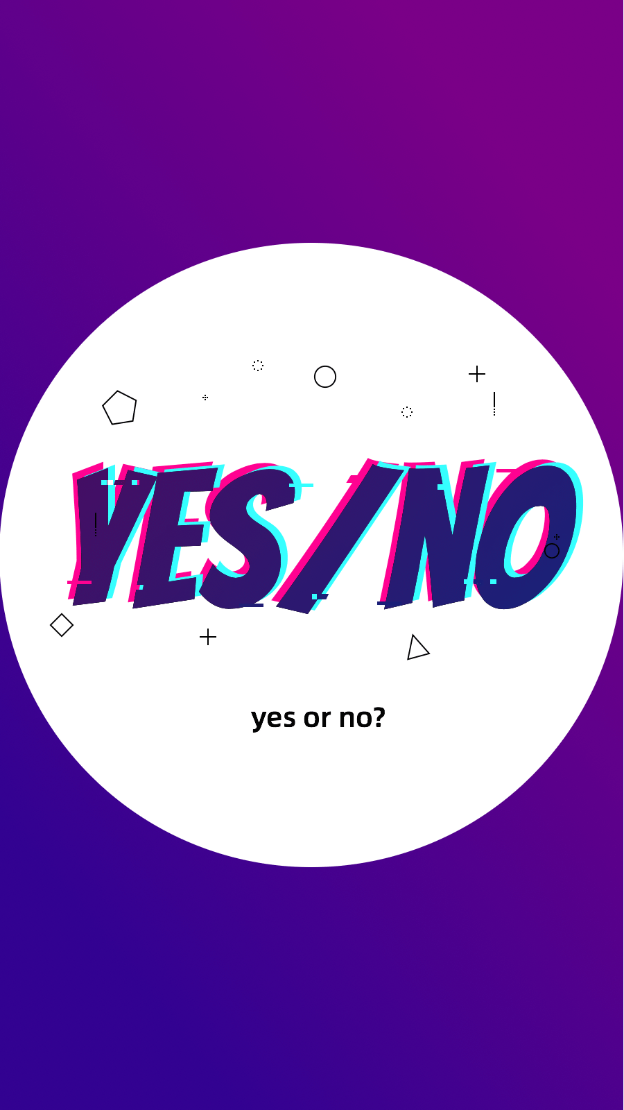 Purple Gradient Background White Circle Text Simple Fashion Style Instagram Highlight