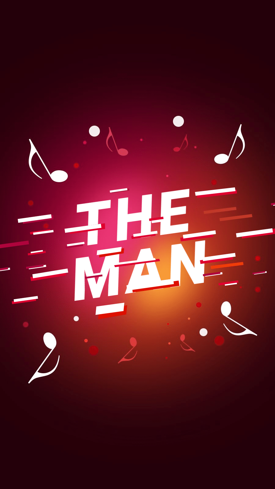 Fashion Glitch Effect Background Text The Man Instagram Highlight