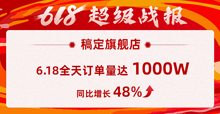618战报店铺公告海报banner