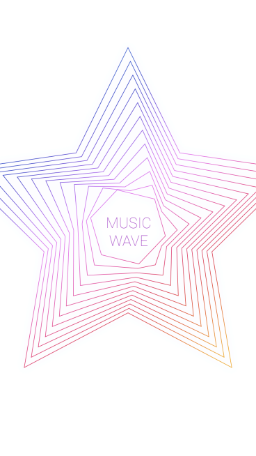 Creative Hexagon Frame Music Festival Theme Illustration Instagram Highlight预览效果