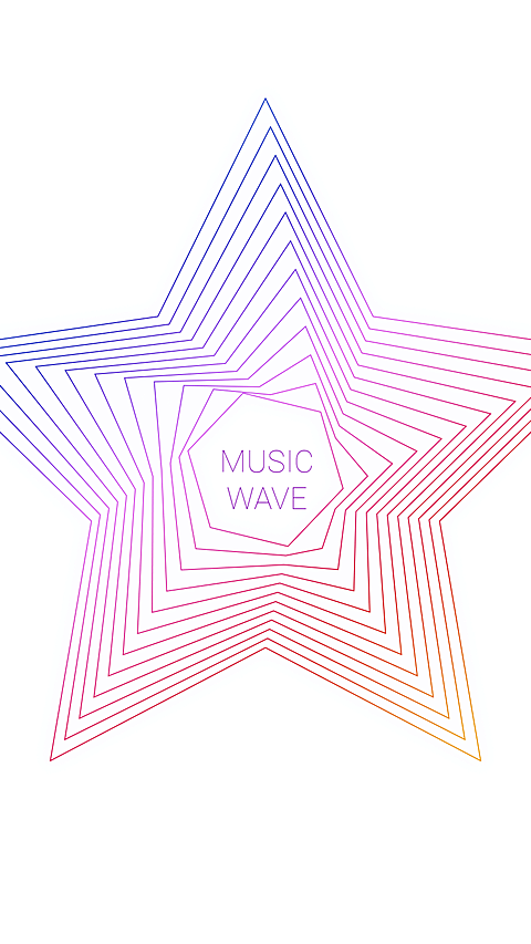 Creative Hexagon Frame Music Festival Theme Illustration Instagram Highlight