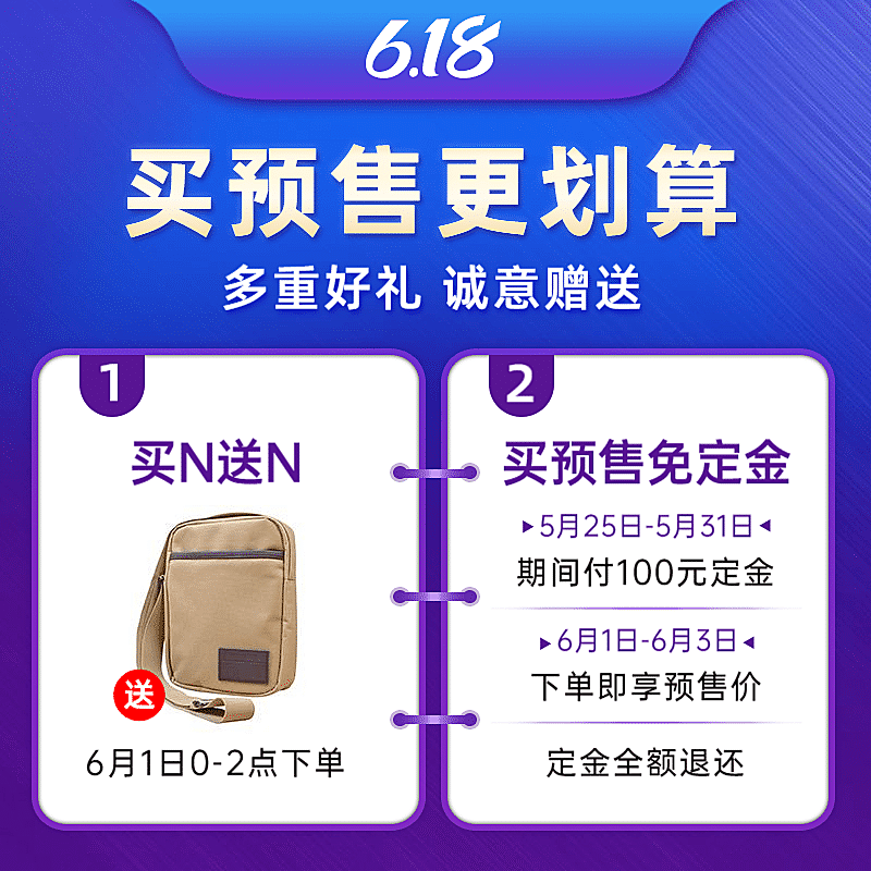 618年中大促预售活动主图