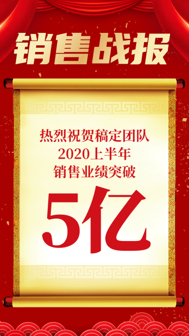 半年度团队喜报表彰宣传海报预览效果