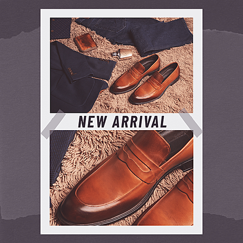 Literary Men's Leather Shoes New Arrival Instagram Post