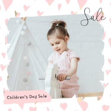 Children’s Day Clothing Bags Promotion Fashion Simple Style Poster Instagram Post