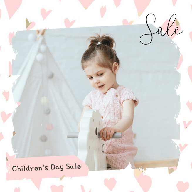 Children’s Day Clothing Bags Promotion Fashion Simple Style Poster Instagram Post预览效果