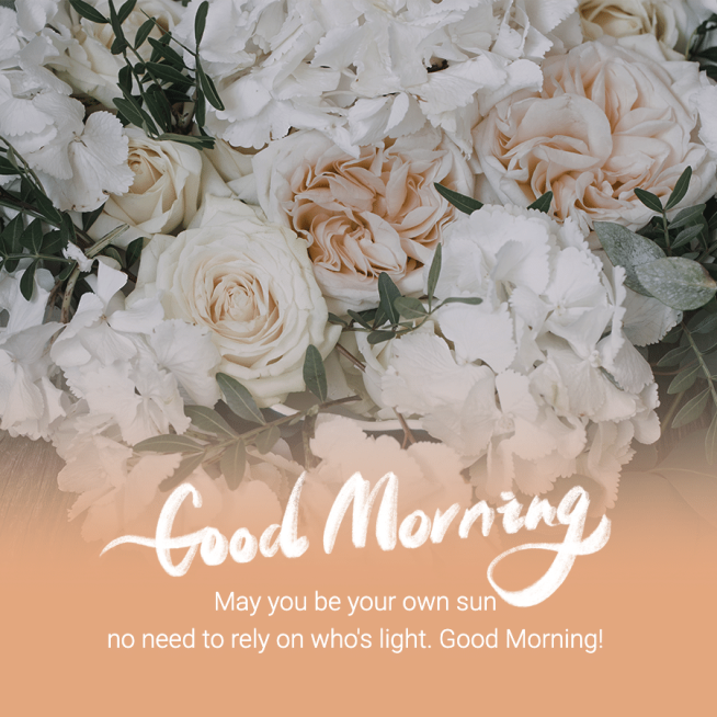 Flower Background Good Morning Fresh Fashion Simple Style Instagram Post预览效果
