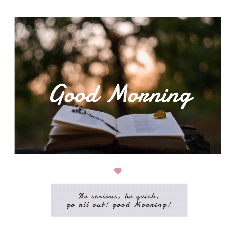 Good Morning Text Incentive Template Fashion Art Simple Style Poster Instagram Post预览效果