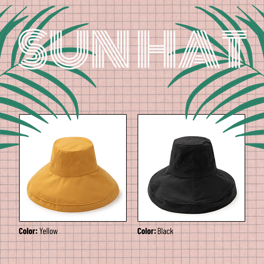 Simple Fresh Sun Hat New Arrival Instagram Post预览效果
