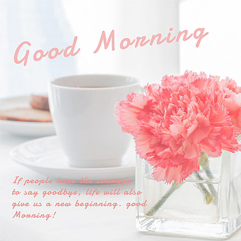 Real Scene Photo Good Morning Simple Fashion Aestheticism Style Tear Paper Poster Instagram Post