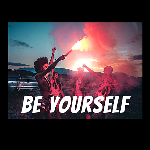 Real Scene Photo Frame Simple Fashion Aestheticism Style Poster Instagram Post