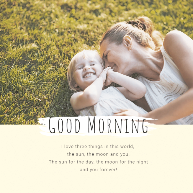 Literary Morning Greeting Text Quotes Instagram Post预览效果