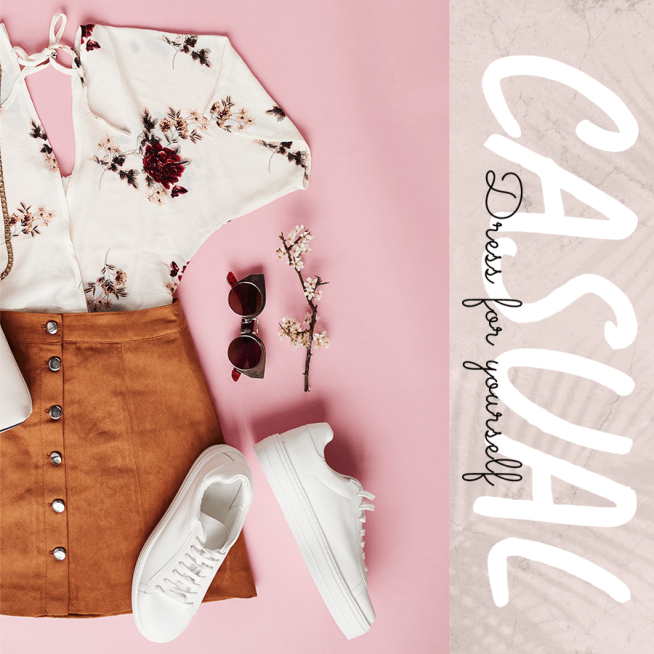 Simple Fresh Women's Dresses New Arrival Display Instagram Post预览效果