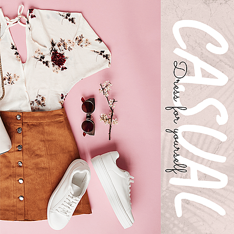 Simple Fresh Women's Dresses New Arrival Display Instagram Post