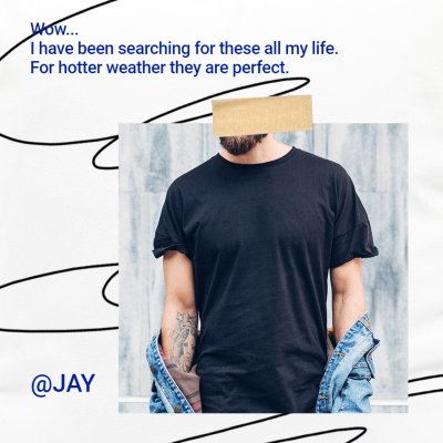 Simple Fashion Men's Wear Sales Feedback Instagram Post