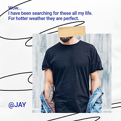 Simple Fashion Men's Wear Sales Feedback Instagram Post