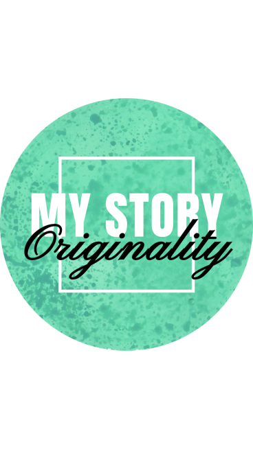 White Background Cyan Circle Text Fashion Simple Style Instagram Highlight预览效果
