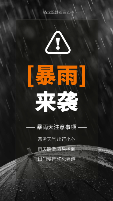 暴雨水灾洪灾注意事项预览效果