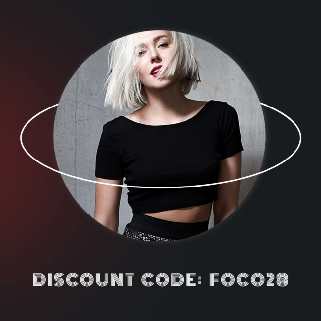 Black Background Female Clothing Bags Promotion Photo Simple Fashion Style Poster Instagram Post预览效果