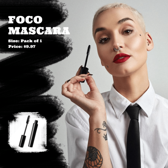 Creative Mascara Display Introduction Instagram Post预览效果