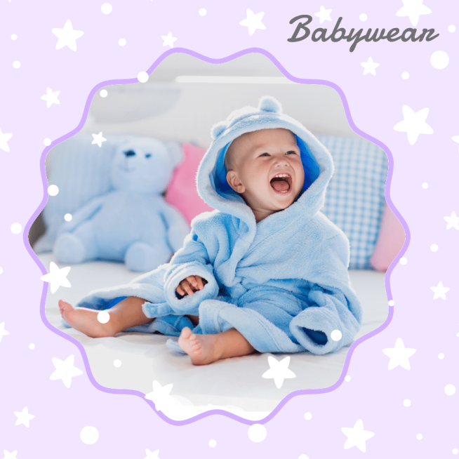 Purple Background Star Decoration Mother Baby Products Promotion Simple Fashion Simple Style Poster Ecommerce Product预览效果