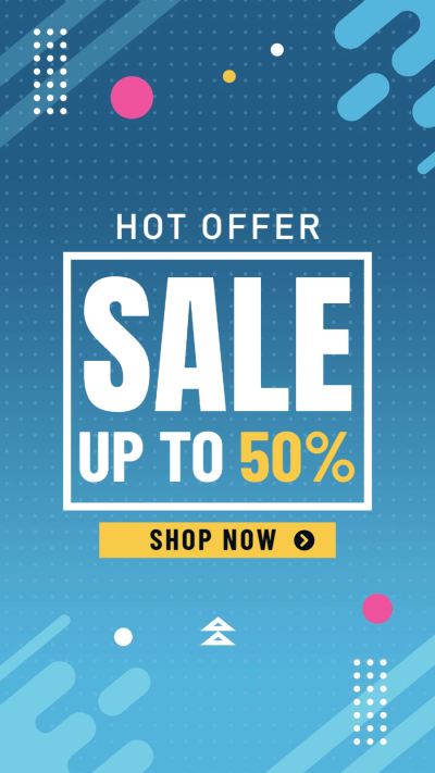 Geometry Frame Discount Sale Instagram Highlight