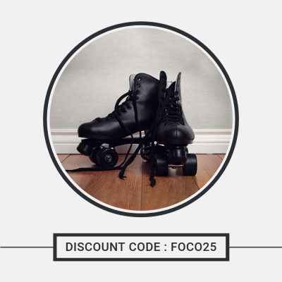 Roller Skating Shoes Promotion Fashion Simple Style Poster Instagram Post