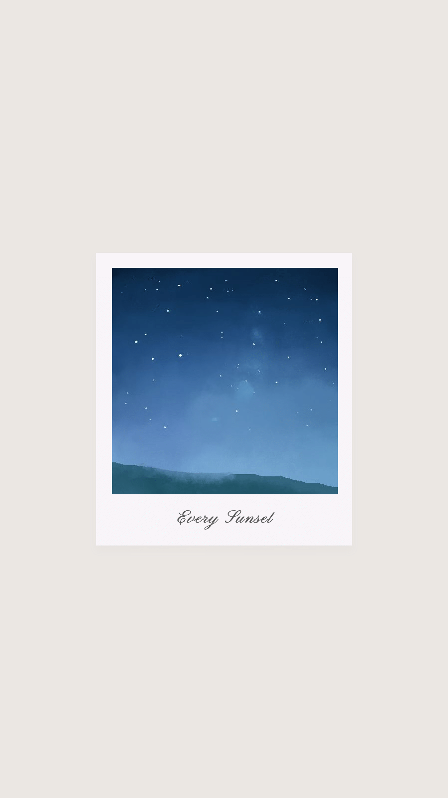 Pure Color Background Starry Sky Photo Fashion Simple Style Instagram Highlight