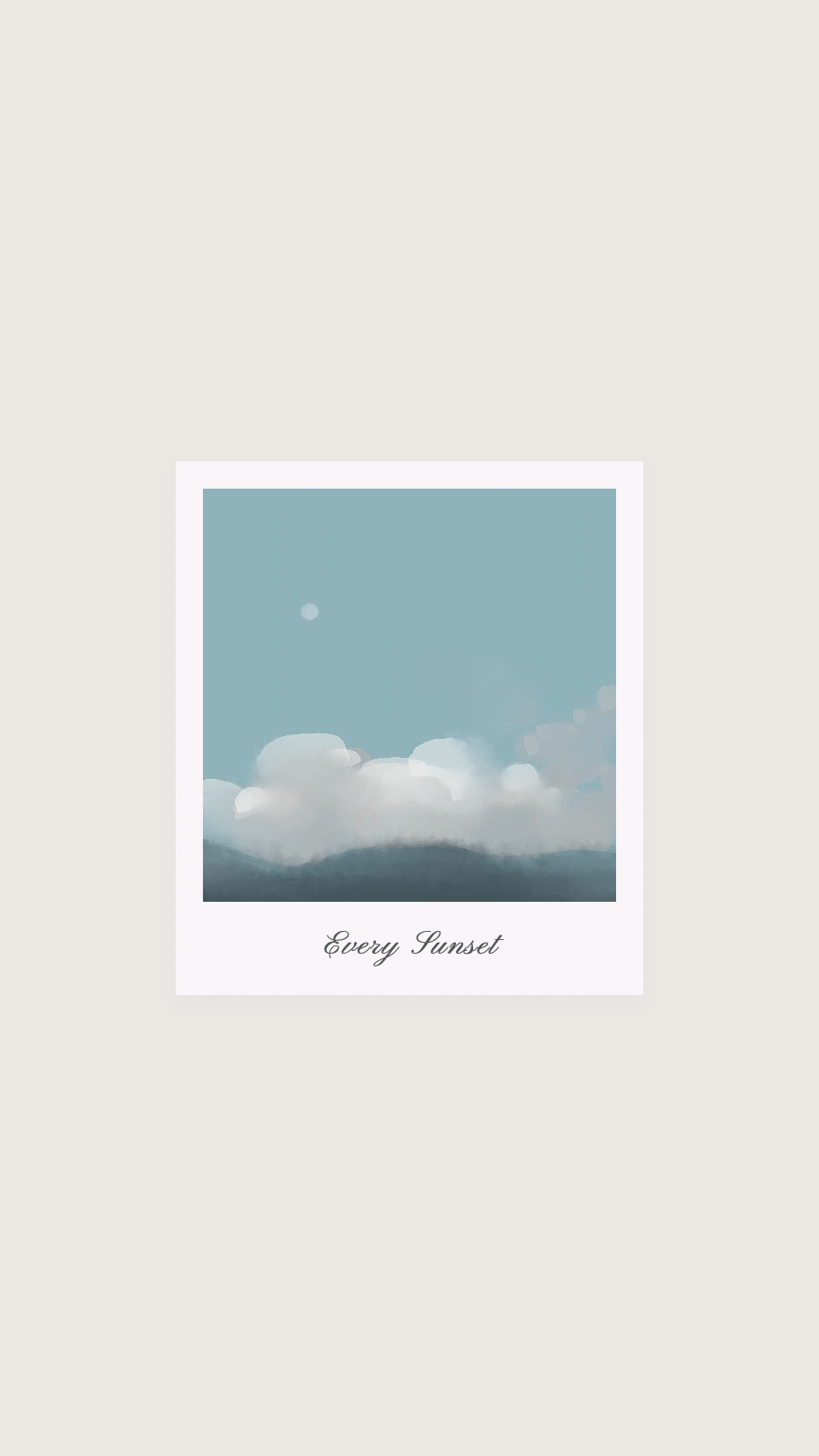 Simple Fresh Style Pure Color Background Sky Photo Instagram Highlight