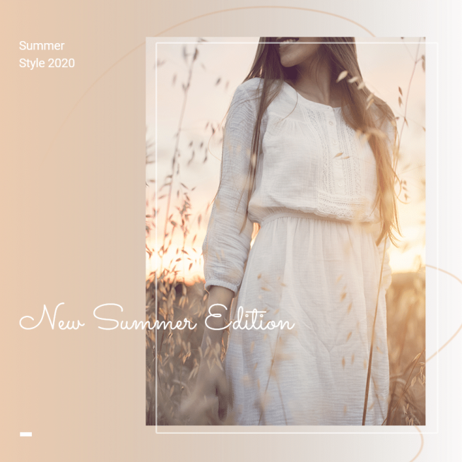 Gradual Change Background Fresh Women's Wear Summer New Arrival Display Ecommerce Product Image预览效果