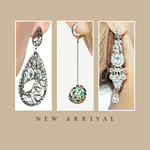 Luxury Earring New Arrival Display Instagram Post