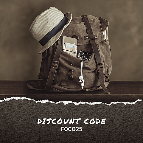Suitcase Photo Clothing Bags Promotion Simple Fashion Style Poster Instagram Post