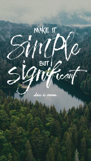 Simple Literary Forest Text Quotes Instagram Story预览效果