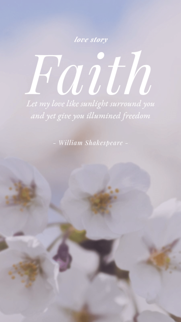  Flower English Simple Literature Art Style Poster Instagram Story预览效果