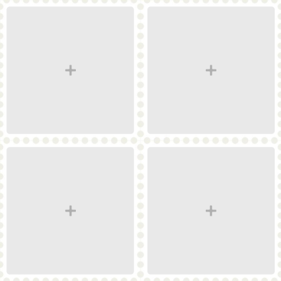 Minimalist Square Frame Dots Element Picture Puzzle Instagram Post